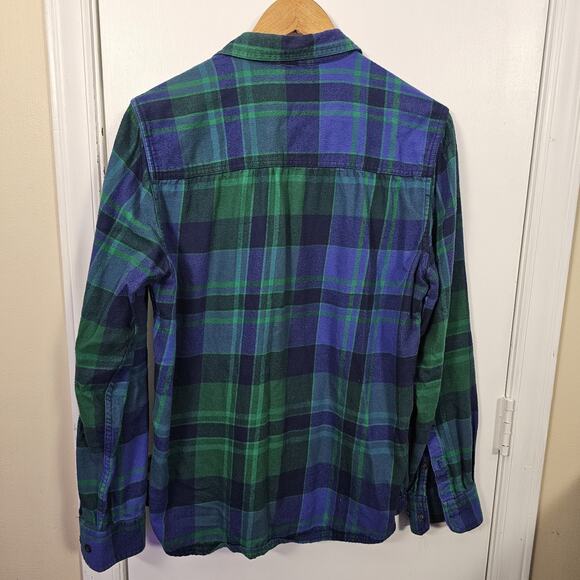 Toad & Co Flannagan Organic Cotton Flannel Casual Button Down Shirt Men's Medium - Picture 6 of 6